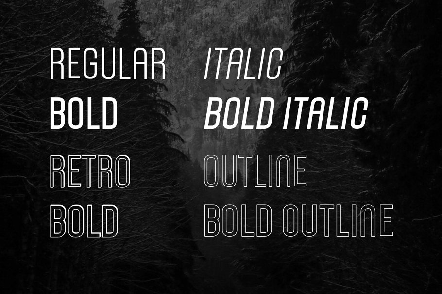 Norway Bold Italic Font preview